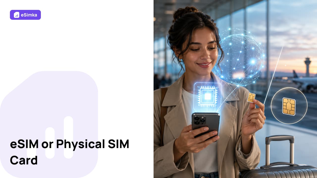 eSIM or Physical SIM Card