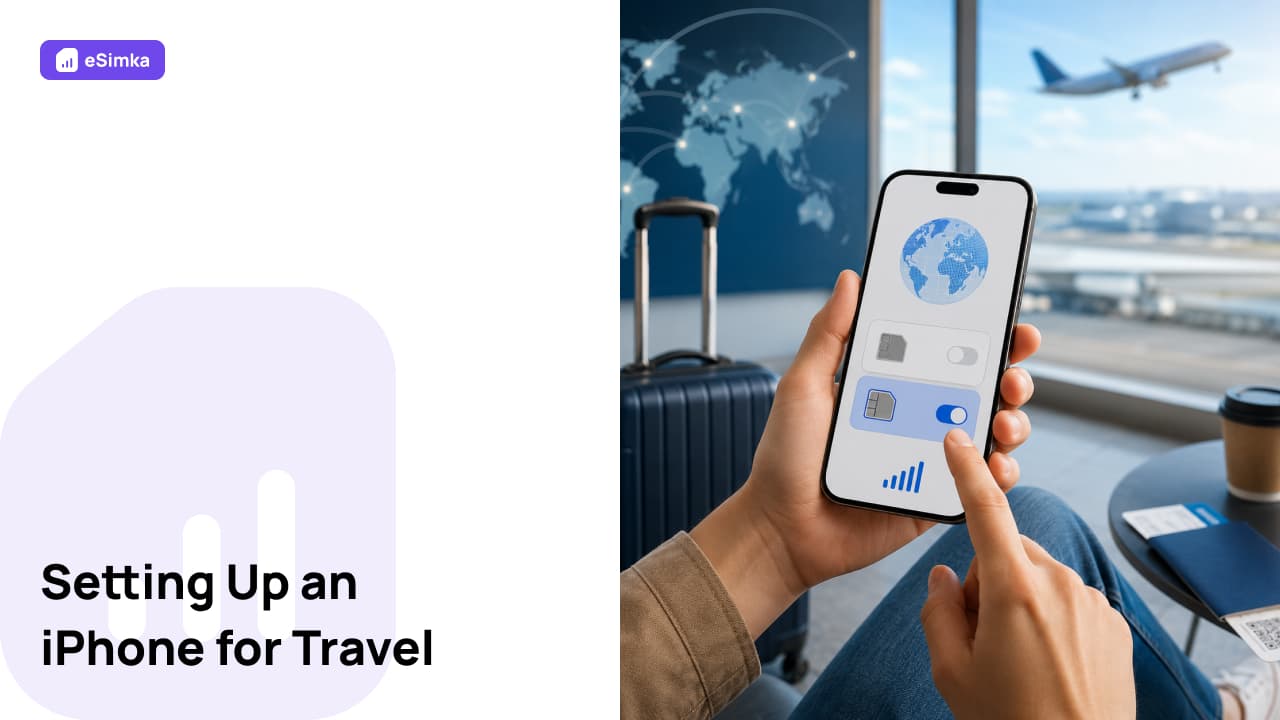 Setting Up an iPhone for Travel