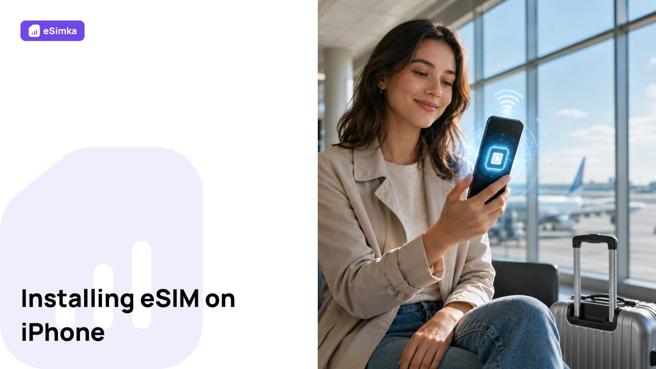Installing eSIM on iPhone